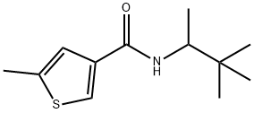 5-Methyl-N-(1,2,2-trimethylpropyl)-3-thiophenecarboxamide Structure