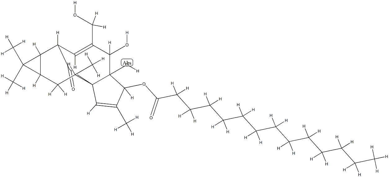 3-O-tetradecanoylingenol Struktur