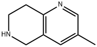 3-Methyl-5,6,7,8-tetrahyrdo-1,6-napthyridine Struktur