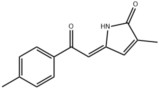 (5Z)-1,5-Dihydro-3-methyl-5-[2-(4-methylphenyl)-2-oxoethylidene]-2H-pyrrol-2-one Structure
