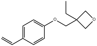 Oxetane, 3-?[(4-?ethenylphenoxy)?methyl]?-?3-?ethyl- Struktur