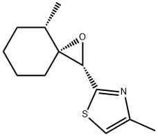 4-Methyl-2-[(2S,3R,4S)-4-methyl-1-oxaspiro[2.5]oct-2-yl]thiazole Struktur