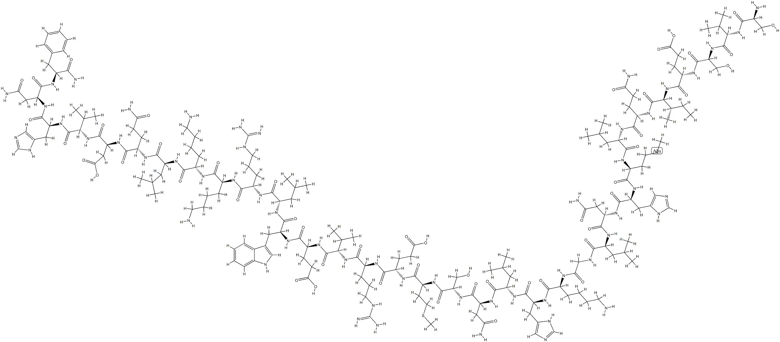 PTH (1-34) AMIDE (HUMAN), 83139-29-1, 结构式