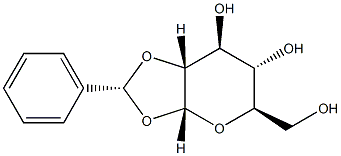 1-O,2-O-[(R)-Benzylidene]-α-D-glucopyranose,83238-46-4,结构式