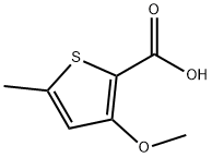 3-メトキシ-5-メチル-2-チオフェンカルボン酸 化学構造式