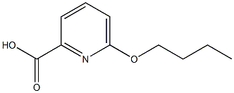 2-Pyridinecarboxylicacid,6-butoxy-(9CI) Struktur
