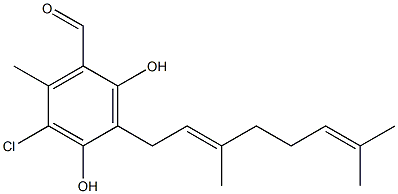 コレトクロリンB 化学構造式