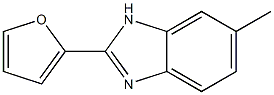 1H-Benzimidazole,2-(2-furanyl)-5-methyl-(9CI) 化学構造式
