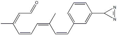 3-diazirinophenylretinal Structure