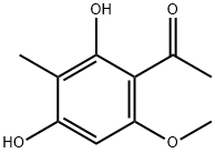 2,4-二羟基-6-甲氧基-3-甲基苯乙酮, 83459-37-4, 结构式