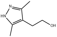 2-(3,5-ジメチル-1H-ピラゾール-4-イル)エタノール 化学構造式