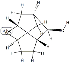 2,6-Methanocyclopenta[b]thiopyran-5-ol,octahydro-,(2-alpha-,4a-bta-,5-bta-,6-alpha-,7a-bta-)-(9CI) 结构式