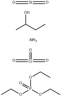 Phosphoric acid, triethyl ester, reaction products with aluminum sec-butoxide, chromium oxide (CrO3) and silica Structure