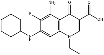 836620-48-5 5-氨基-7-(环己基氨基)-1-乙基-6-氟-1,4-二氢-4-氧代-3-喹啉羧酸