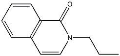 1(2H)-Isoquinolinone,2-propyl-(9CI) 结构式