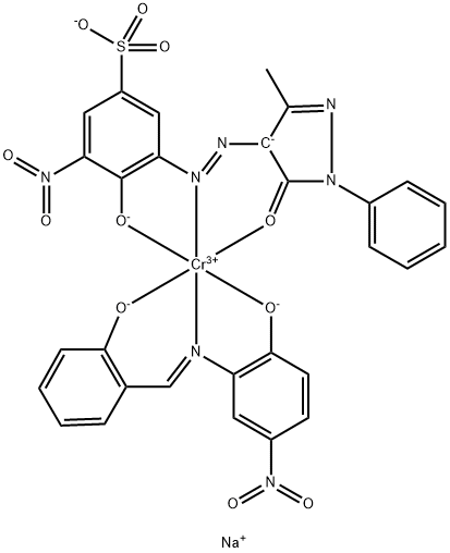 C.I.酸性橙166,83733-23-7,结构式