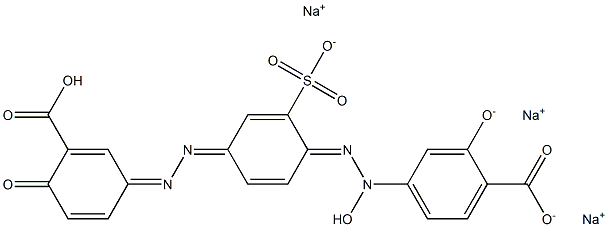 trisodium 4-[[4-[(3-carboxylato-4-hydroxyphenyl)azo]sulphonatophenyl]-NNO-azoxy]salicylate,83803-60-5,结构式