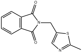 2-[(2-Methyl-5-thiazolyl)methyl]-1H-isoindole-1,3(2H)-dione Structure