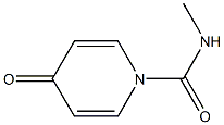 1(4H)-Pyridinecarboxamide,N-methyl-4-oxo-(9CI) Struktur
