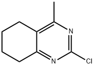 2-クロロ-4-メチル-5,6,7,8-テトラヒドロキナゾリン 化学構造式
