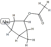 3-Thiatricyclo[4.1.0.02,4]heptan-5-ol,acetate,(1-alpha-,2-bta-,4-bta-,5-bta-,6-alpha-)-(9CI) Struktur