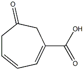 1,3-Cycloheptadiene-1-carboxylicacid,6-oxo-(9CI) Struktur