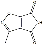 4H-Pyrrolo[3,4-d]isoxazole-4,6(5H)-dione,3-methyl-(9CI) 结构式