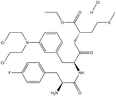 アンバムスチン塩酸塩 化学構造式