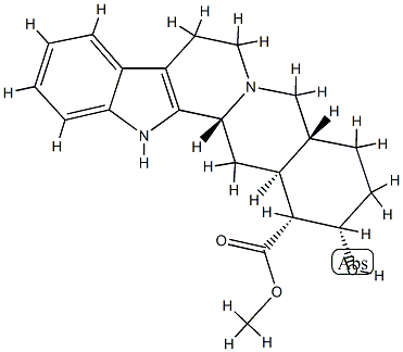 盐酸育亨宾D, 84-37-7, 结构式