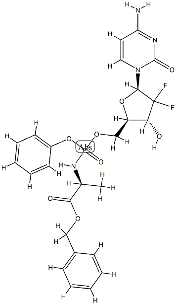 840506-29-8 N-(2'-脱氧-2',2'-二氟-P-苯基-5'-胞苷酰)-L-丙氨酸苄酯