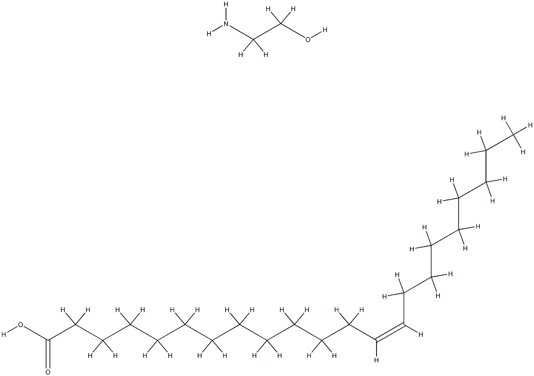 (Z)-docos-13-enoic acid, compound with 2-aminoethanol (1:1) Structure