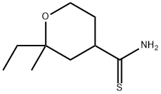 2H-Pyran-4-carbothioamide,2-ethyltetrahydro-2-methyl-(9CI) 结构式
