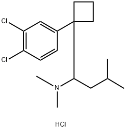 氯代西布曲明盐酸盐, 84485-08-5, 结构式