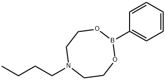 苯基硼酸-N-丁基二乙醇胺酯 结构式