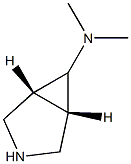外-N,N-二甲基-3-氮杂双环[3.1.0]己-6-胺, 845626-22-4, 结构式