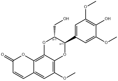 黄花菜木脂素C 结构式
