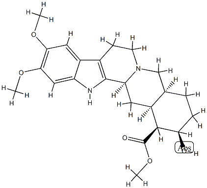 10,11-二甲氧基-Α-育亨宾, 84667-06-1, 结构式