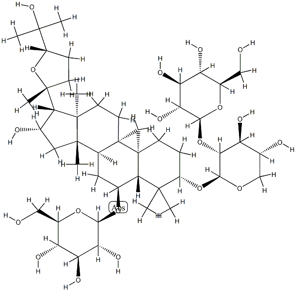 黄芪皂苷VI, 84687-45-6, 结构式