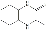 2(1H)-Quinoxalinone,octahydro-3-methyl-(9CI) 结构式