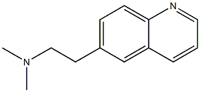 6-Quinolineethanamine,N,N-dimethyl-(9CI) Structure