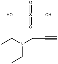 N,N-二乙基丙炔胺硫酸盐,84779-61-3,结构式