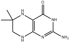 6,6-dimethyltetrahydropterin Struktur