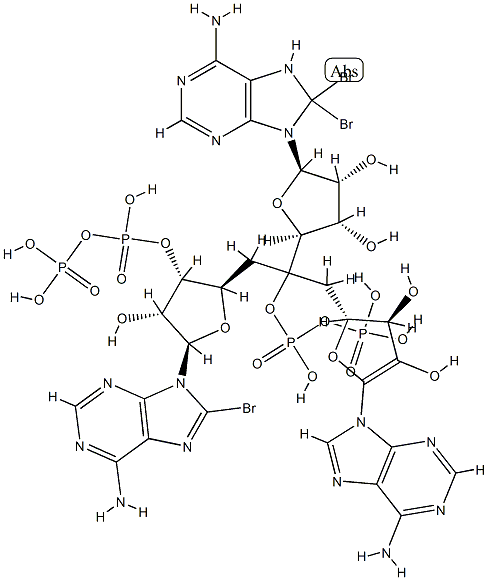 2',5'-oligoadenyl-5'-diphosphate Struktur