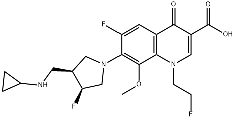 Lascufloxacin Struktur