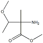 D-Isovaline, 3-methoxy-, methyl ester, threo- (9CI) 结构式