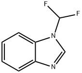 1H-Benzimidazole,1-(difluoromethyl)-(9CI) 结构式