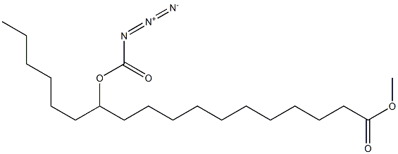 12-O-(azidoformyl)stearic acid methyl ester Structure