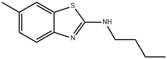 2-Benzothiazolamine,N-butyl-6-methyl-(9CI) Structure