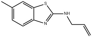 2-Benzothiazolamine,6-methyl-N-2-propenyl-(9CI) Structure