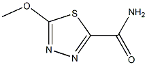 1,3,4-Thiadiazole-2-carboxamide,5-methoxy-(9CI) 结构式